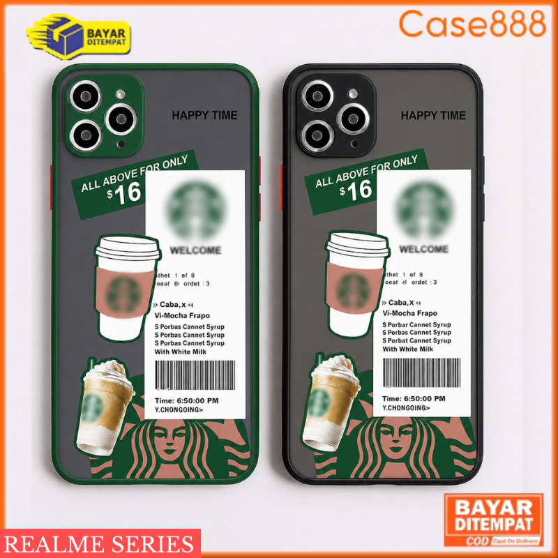 เคส iRealme C12 C15 C25 C21 C21Y C25Y Narzo 20 30A Case Softcase Coffee Silikone Premium