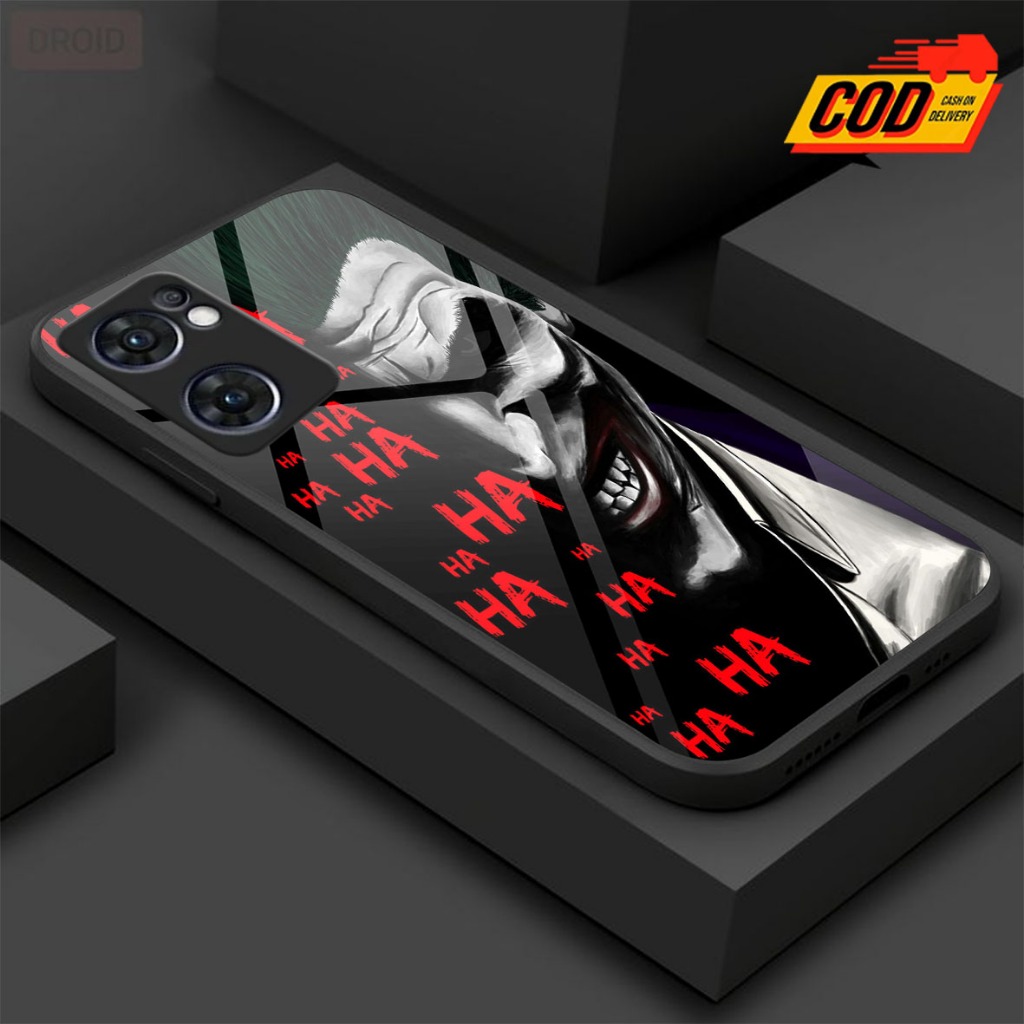NM Oppo Reno 7 4G / Reno 8 4G ล่าสุด - เคสแฟชั่น Joker Casing Hp Softcase Hardcase Back Protector Hp