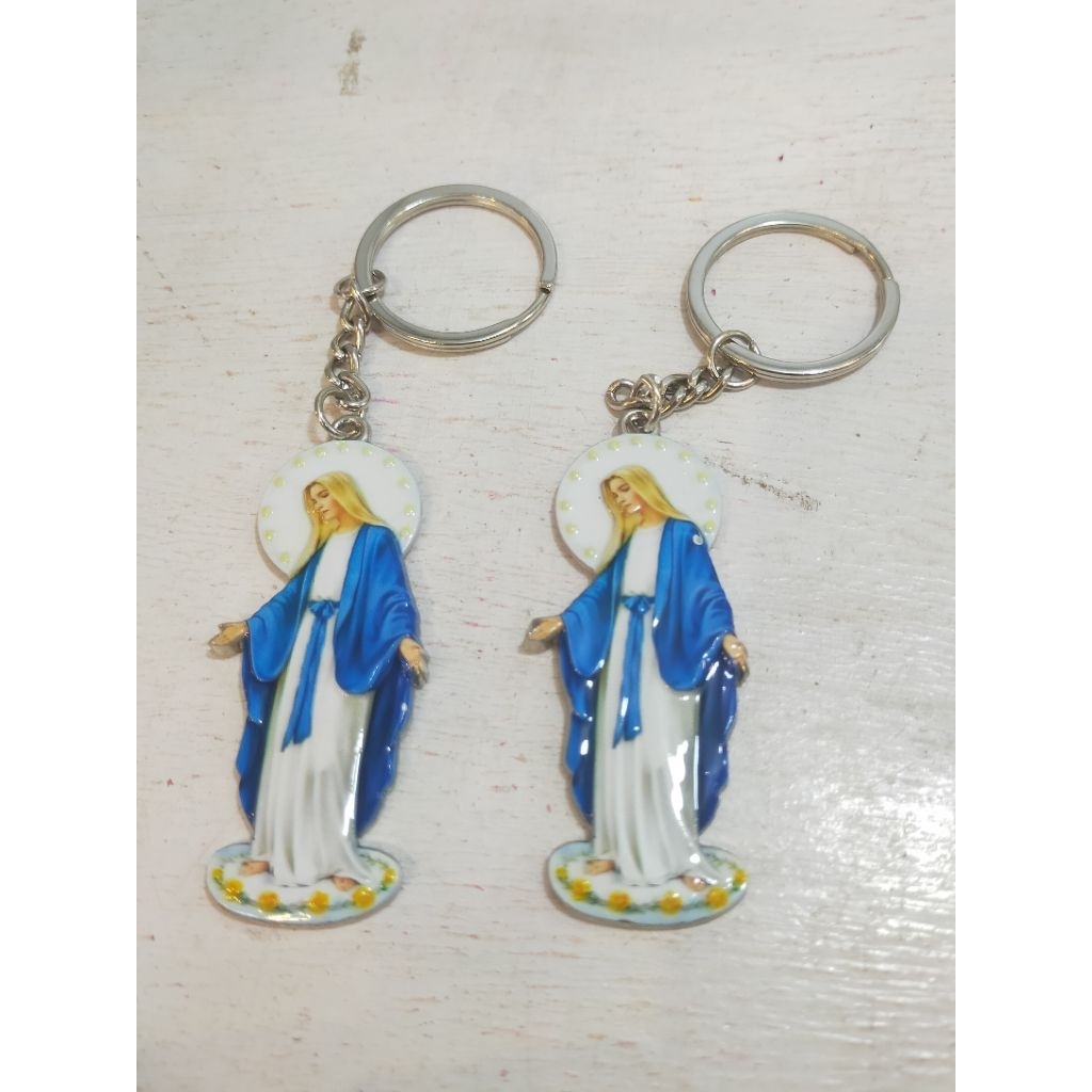 GANTUNGAN พวงกุญแจ Our Lady TT Color Plate A1/1B (1 ชิ้น) - พวงกุญแจ Our Lady - พวงกุญแจ Maria - เหล