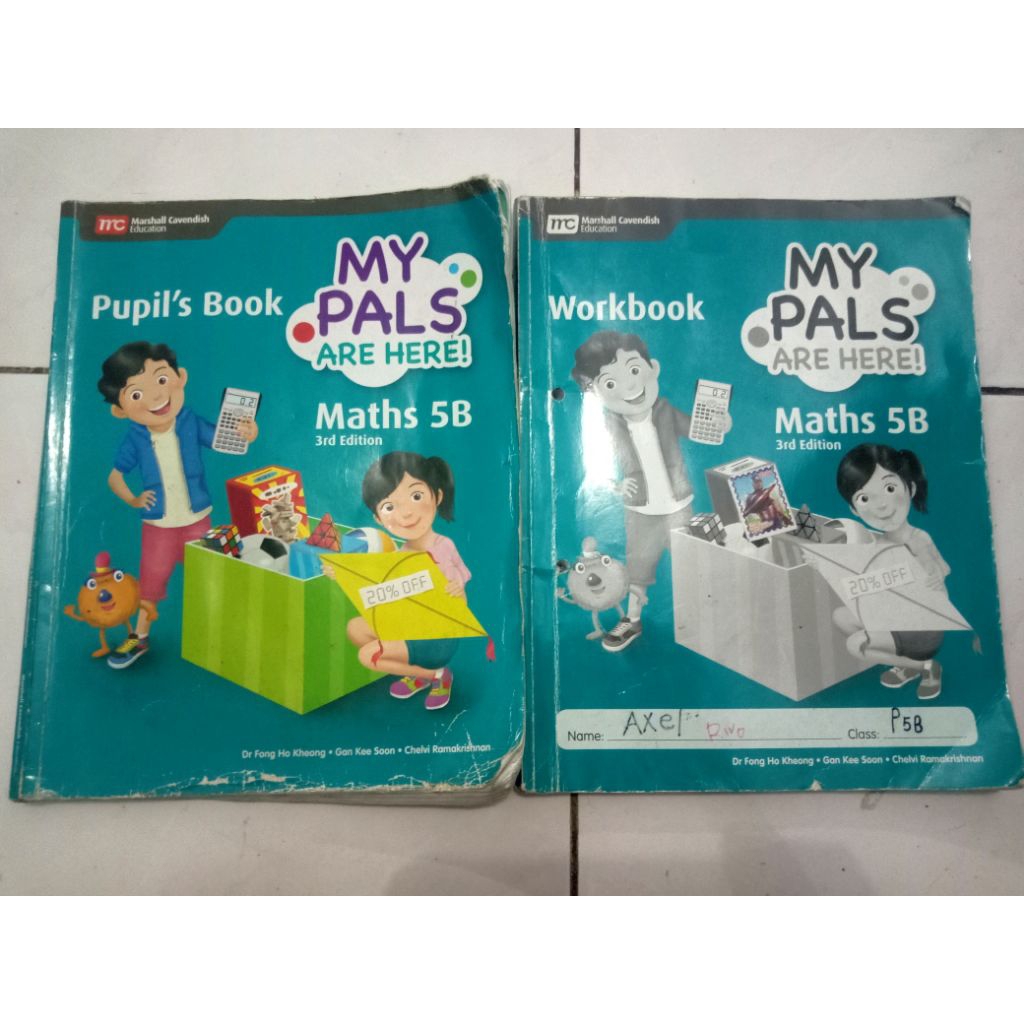 Math My Pals Pals Students & Workbook 5B ฉบับ 3 - วินาที