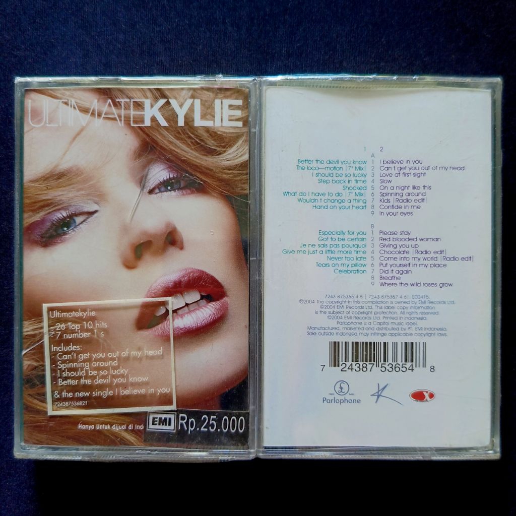 Kylie Minogue Cassette - Ultimate Kylie (เทปคู่) (ปิดผนึก)