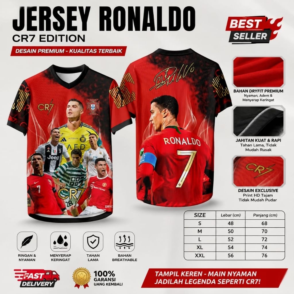RONALDO SIUUU JERSEY – CAKEP PARAH!