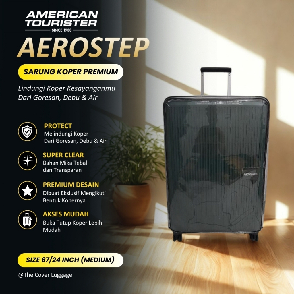 Fullmica กระเป๋าเดินทาง Special American Tourister Aerostep ขนาด 67/24 นิ้ว (ขนาดกลาง)