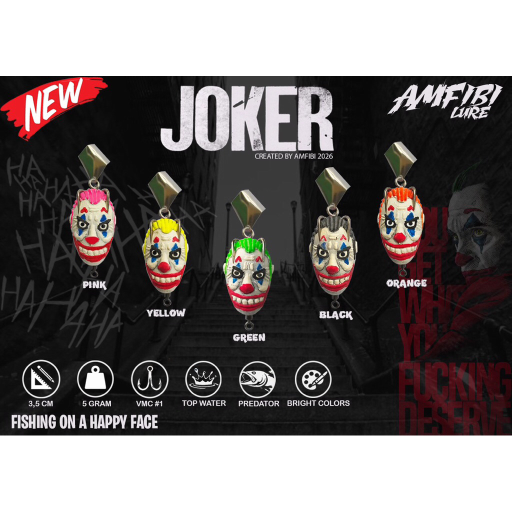 Joker New Lure 3D โดยล่อแมงดา