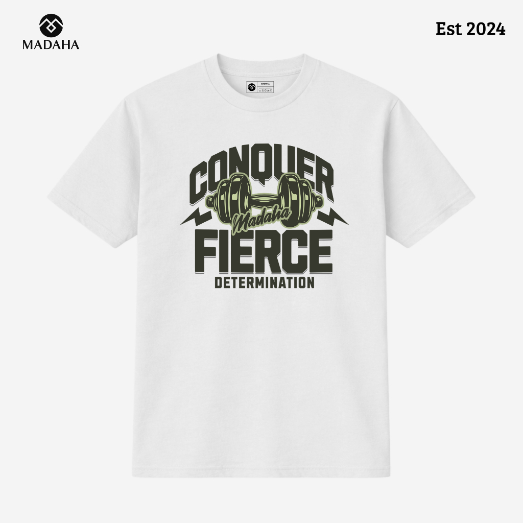 Madaha Gym Conquer With Fierce T-Shirt