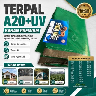 (TERPAL MURAH)TERPAL A20+UV UKURAN SUPER JUMBO SANGAT TEBAL BERLAMINASI ANTI UV. SEHINGGA SANGAT AWET TAHAN LAMA HINGGA 5TAHUN