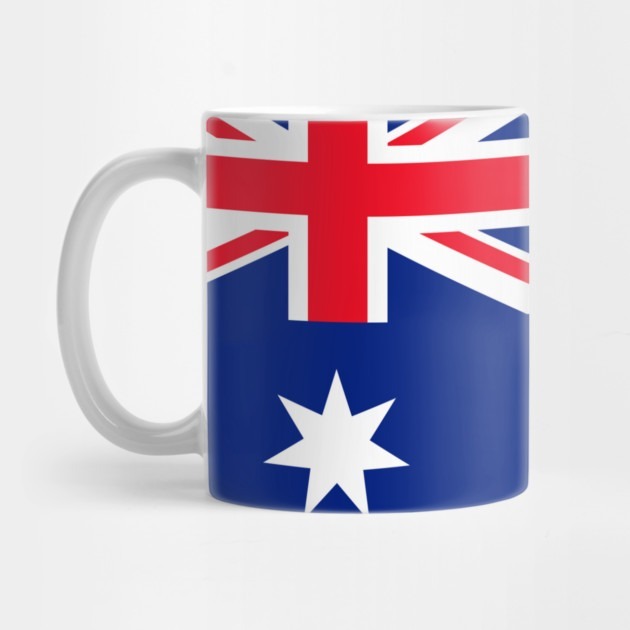 Australia Flag oi oi - แก้วชาธงออสเตรเลีย