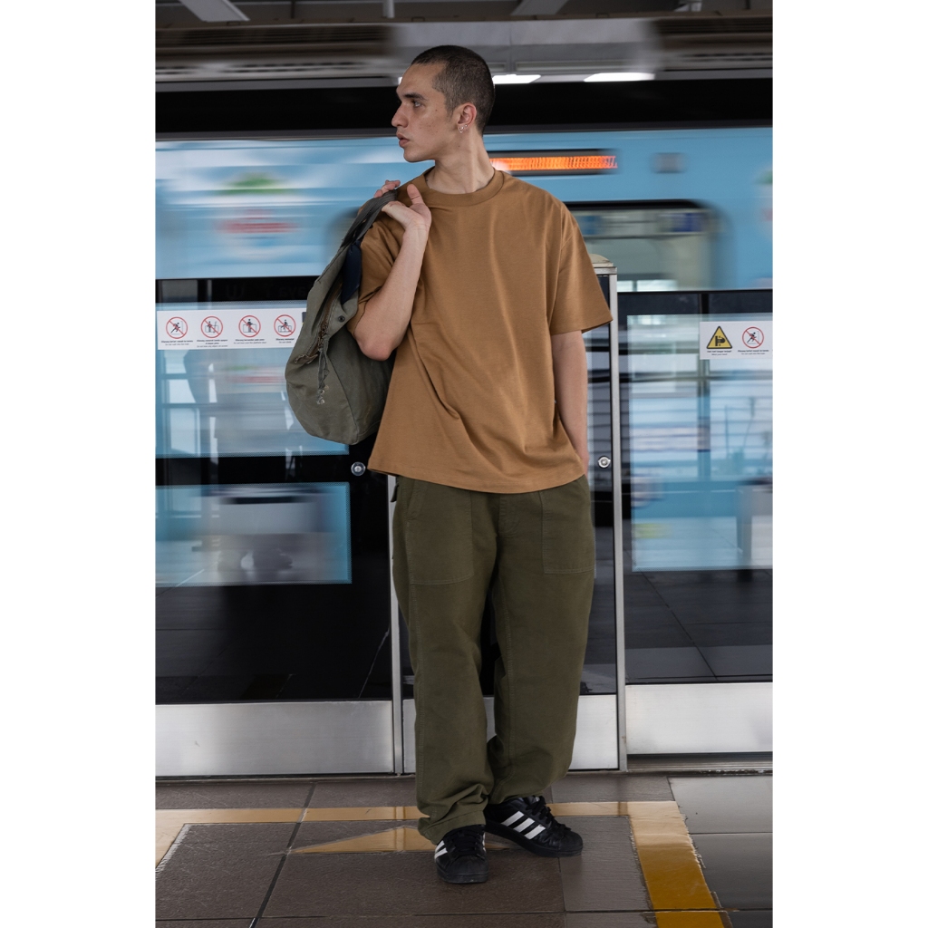 CORE REGULAR BOXY TEE - DIJON