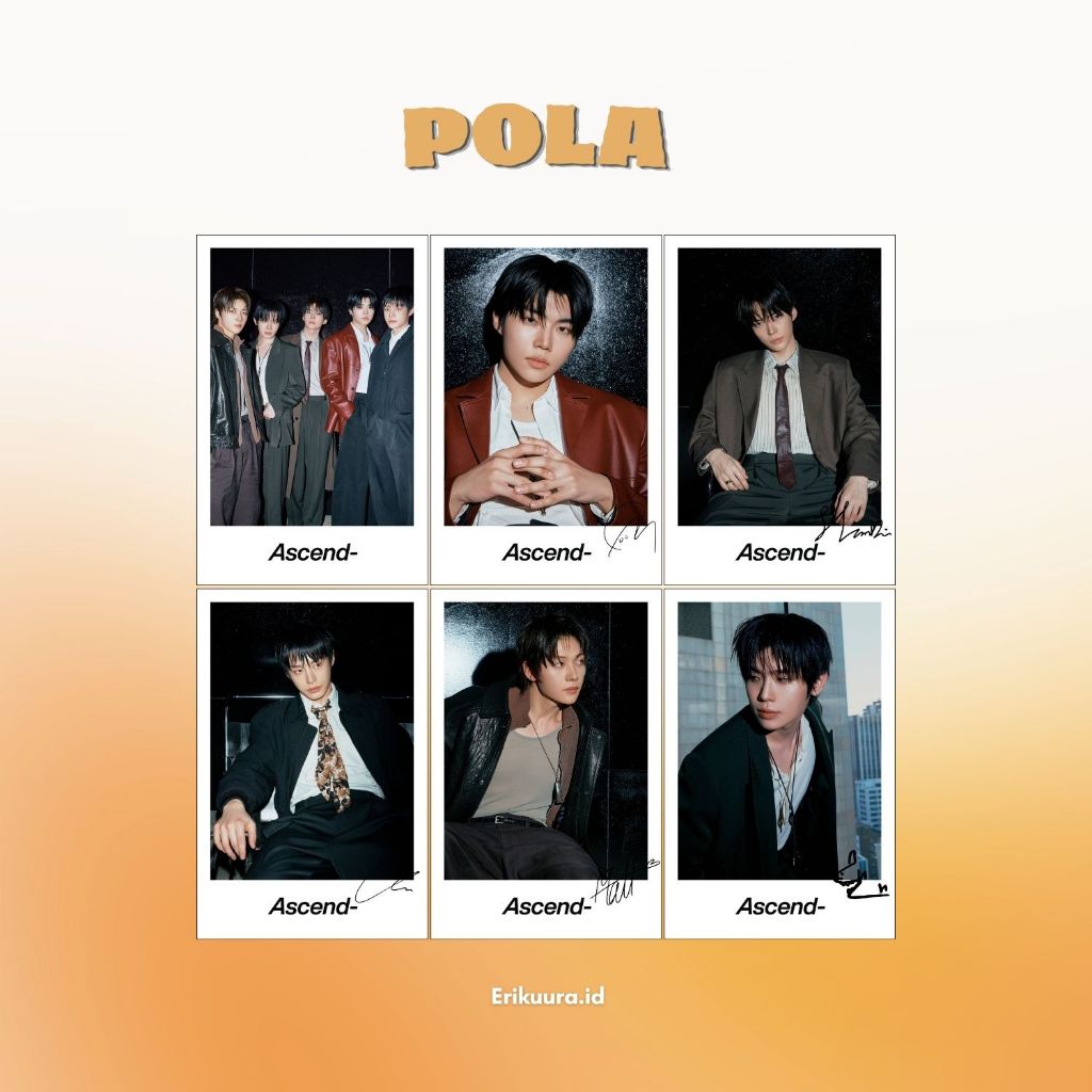 ZEROSE ASCEND PATTERN 10 ชิ้น IDOL KPOP UNOFFICIAL JIWOONG HANBIN MATTHEW TERAE RICKY GYUVIN