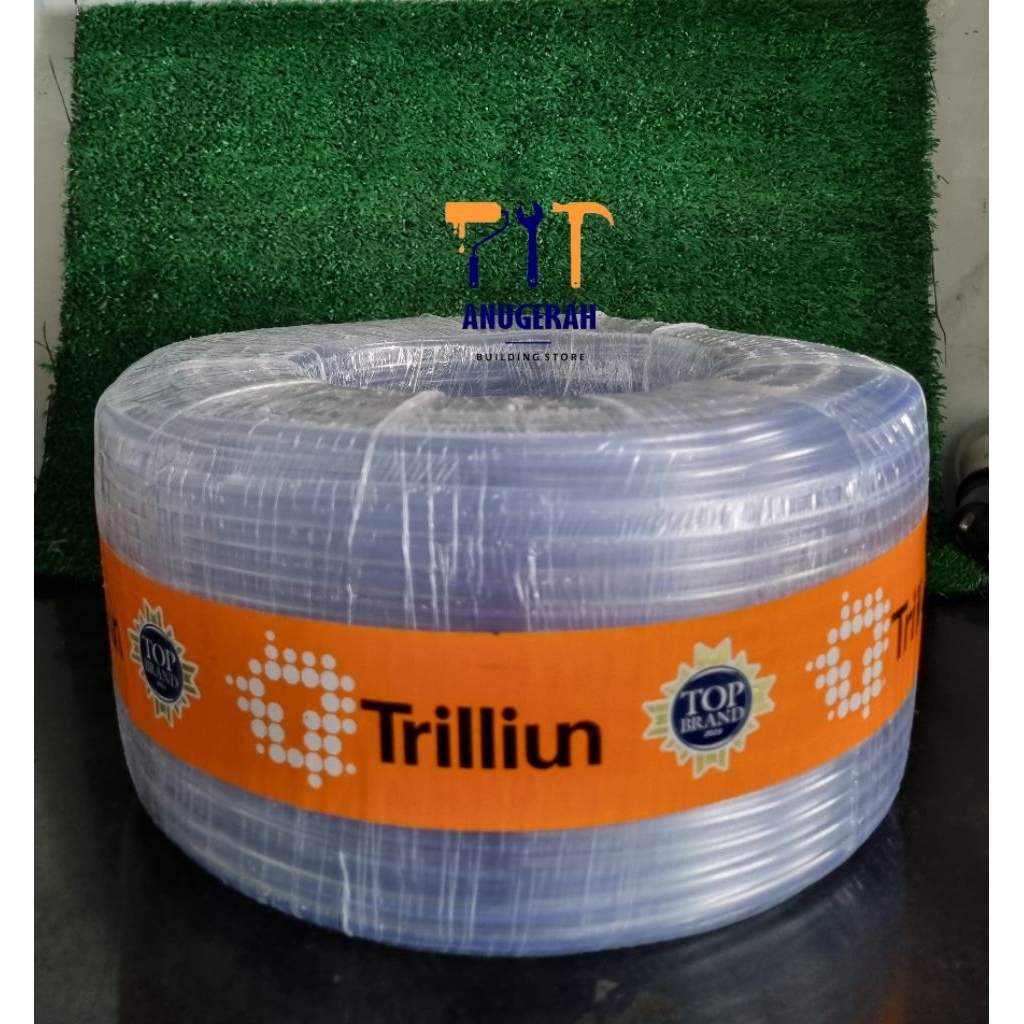TRILLION 1/4 TRANSPARKENT HOSE (100 เมตร)