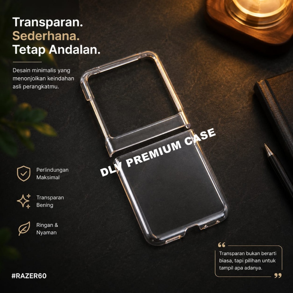 CASE MOTO RAZR 60 HARDCASE CLEAR TRANSPARENT H01