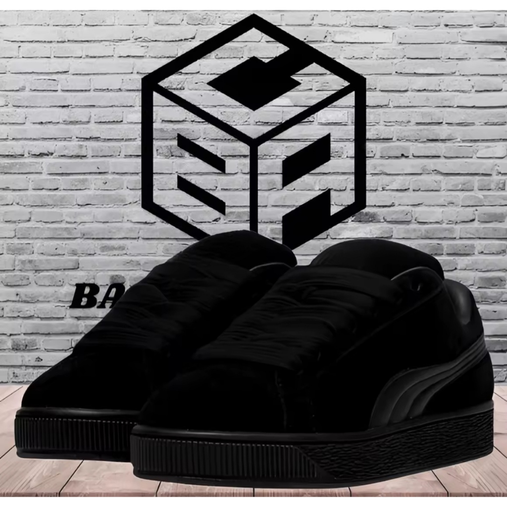 Suede XL บนรองเท้าผ้าใบผู้ชายและผู้หญิงรองเท้าผ้าใบลําลองหนารองเท้าผ้าใบหนังนิ่มไขมัน XL Suede นักเร