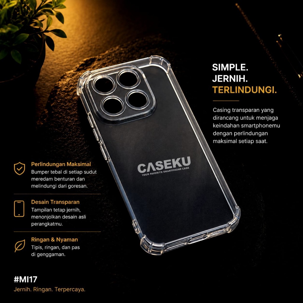 SoftCase Xiaomi 17T Xiaomi 17T Pro Xiaomi 17 Xiaomi 17 Ultra Xiaomi 15 Ultra SoftCase ถุงลมนิรภัย Anticrack ปลอกป้องกันหนา Xiaomi 17T Xiaomi 17T Pro Xiaomi 17 Xiaomi 17 Ultra Xiaomi 15 Ultra AB-01
