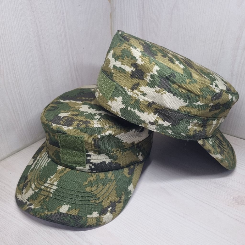 Koamndo Sage Green Patrol Cap วัสดุเวลเบด พรีเมี่ยม