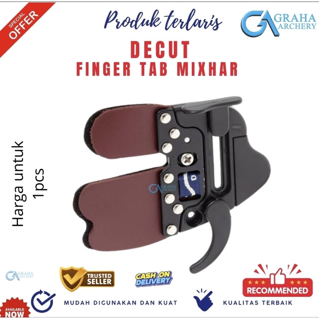 FINGER TAB ARCHERY DECUT MIXHAR | นําเข้า ARCHERY FINGER PROTECTORS