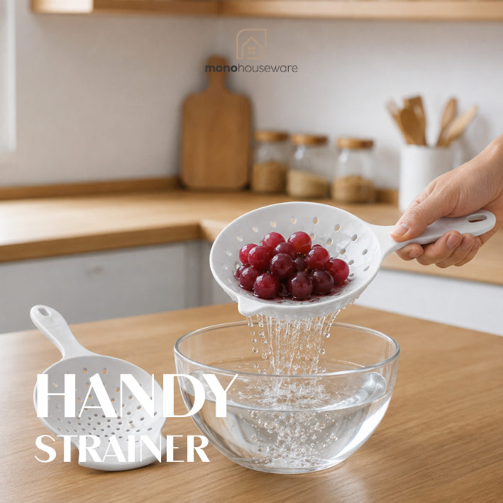 [ MONO ] HANDY STRAINER/PLASTIC STRAINER/FRUIT และผัก