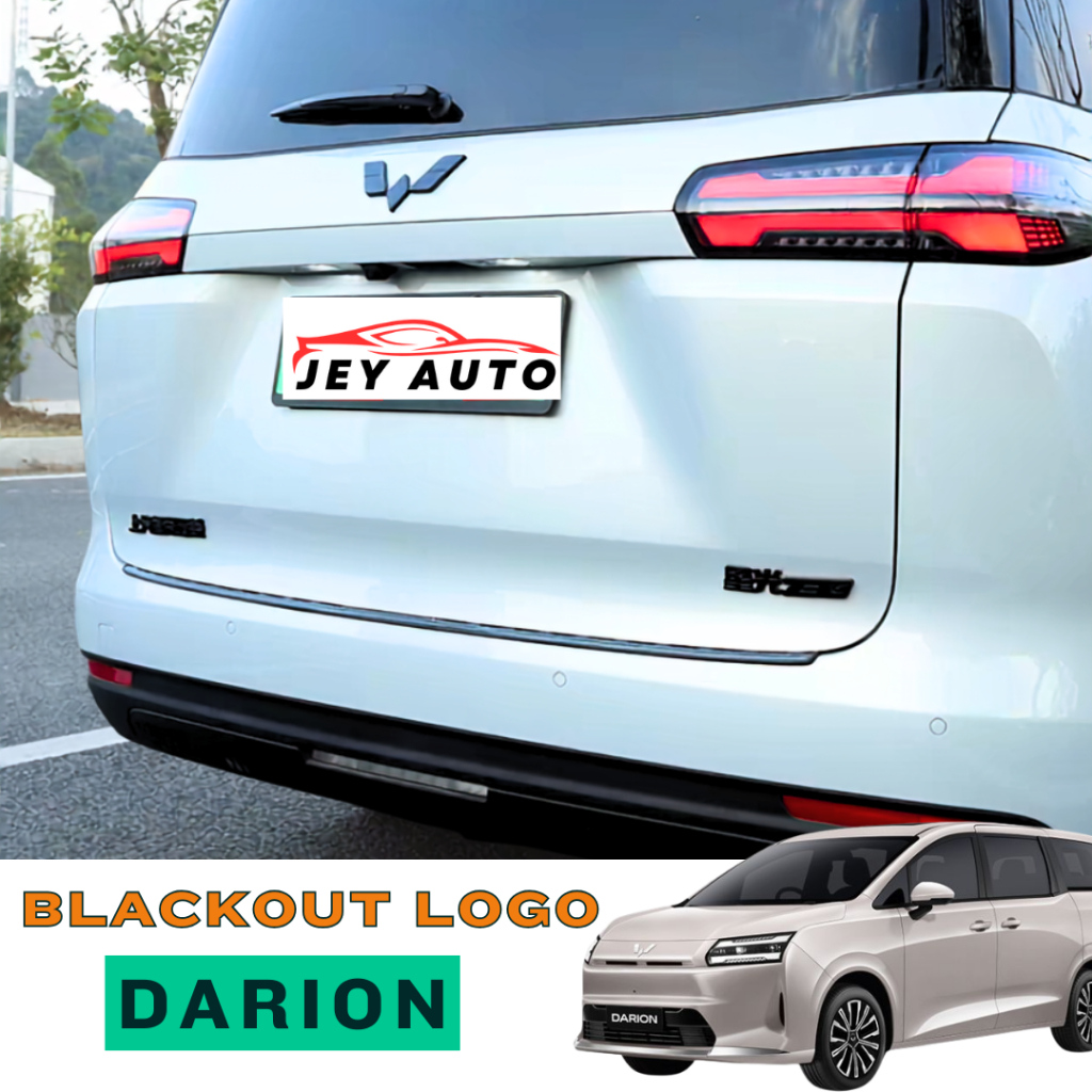 Wuling Darion Logo Black Timpa / ลบโครเมี่ยม Wuling Darion / Wuling Darion Emblem