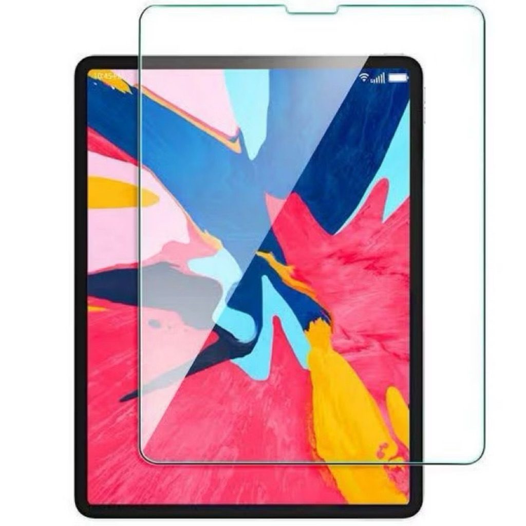 ANTI-SCRATCH CLEAR GLASS สําหรับ IPAD TEMPERED GLASS IPAD PRO M1/M2/M4/M5 ใหม่