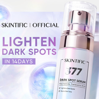 SKINTIFIC - Symwhite 377 Dark Spot Serum | Niacinamide Serum Brightening Tumpas Komedo Penghilang Dark Spots Perbaikan Bekas Jerawat cocok untuk kulit kusam, berjerawat & berminyak | Anti-Acne Eksfoliasi Mengangkat Sel Kulit Mati Exfoliating Whitening