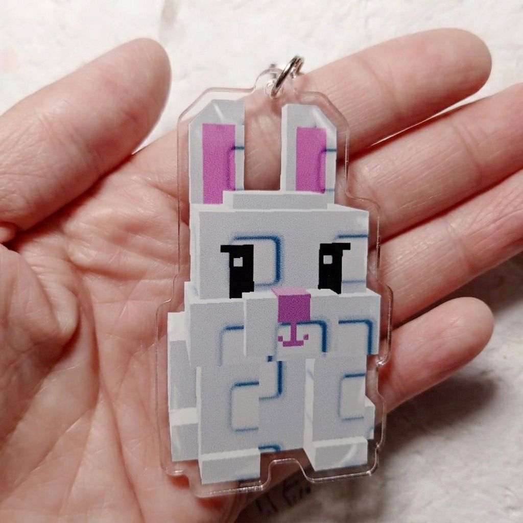 GANTUNGAN BUNNY Grow A Garden 2 พวงกุญแจ GAG 2 Grow A Garden Pets