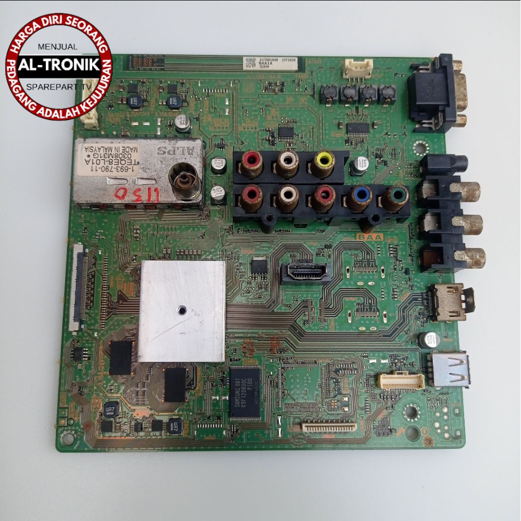 SONY 40 INCH LCD TV เมนบอร์ดรุ่น KLV-40BX400 โมดูล MB MAIN BOARD KLV 40BX400 KLV40BX400