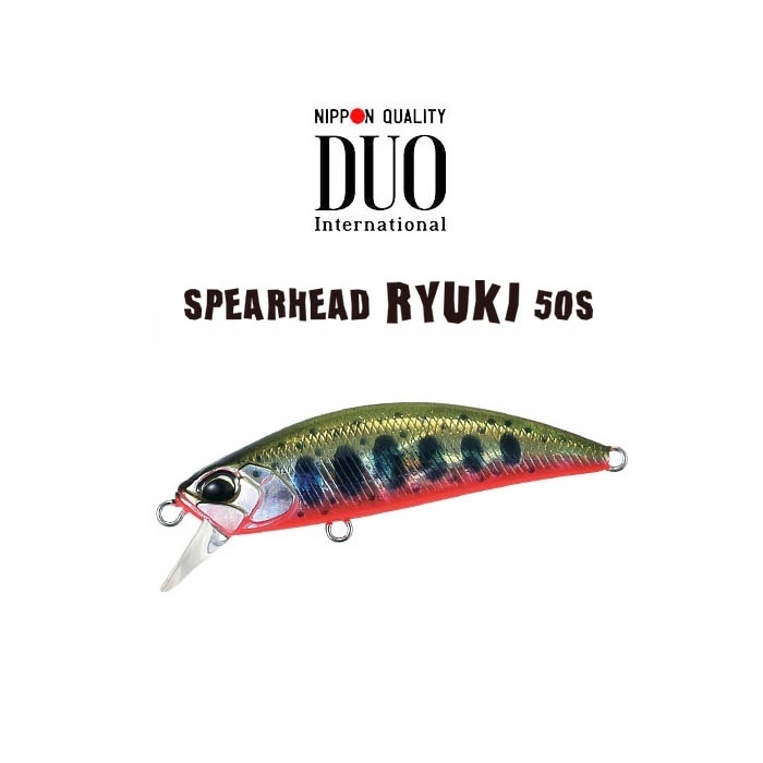 Duo Spearhead Ryuki 50S เหยื่อตกปลา Sinking Lure Minnow