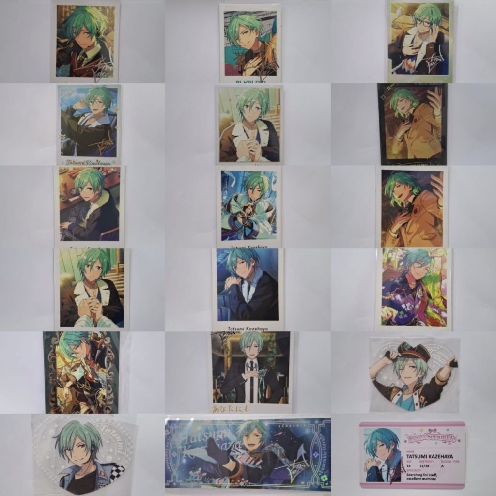 Clearance Tatsumi Ensemble Stars Pasha ID card Ticket Pikuria