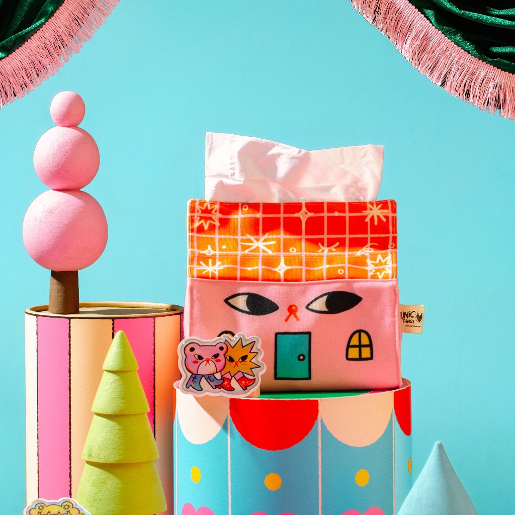 กล่องกระดาษทิชชู่ Cosmic Carnival - Liunic on Things | ที่ใส่ทิชชู่