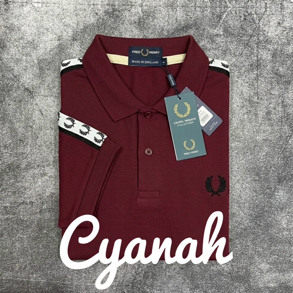Cyanah ~ เสื้อโปโลผู้ชายลําลอง Frd Hype Point Market เสื้อยืดผู้ชายคอปกด้านบนแขนสั้นวัสดุพรีเมี่ยม