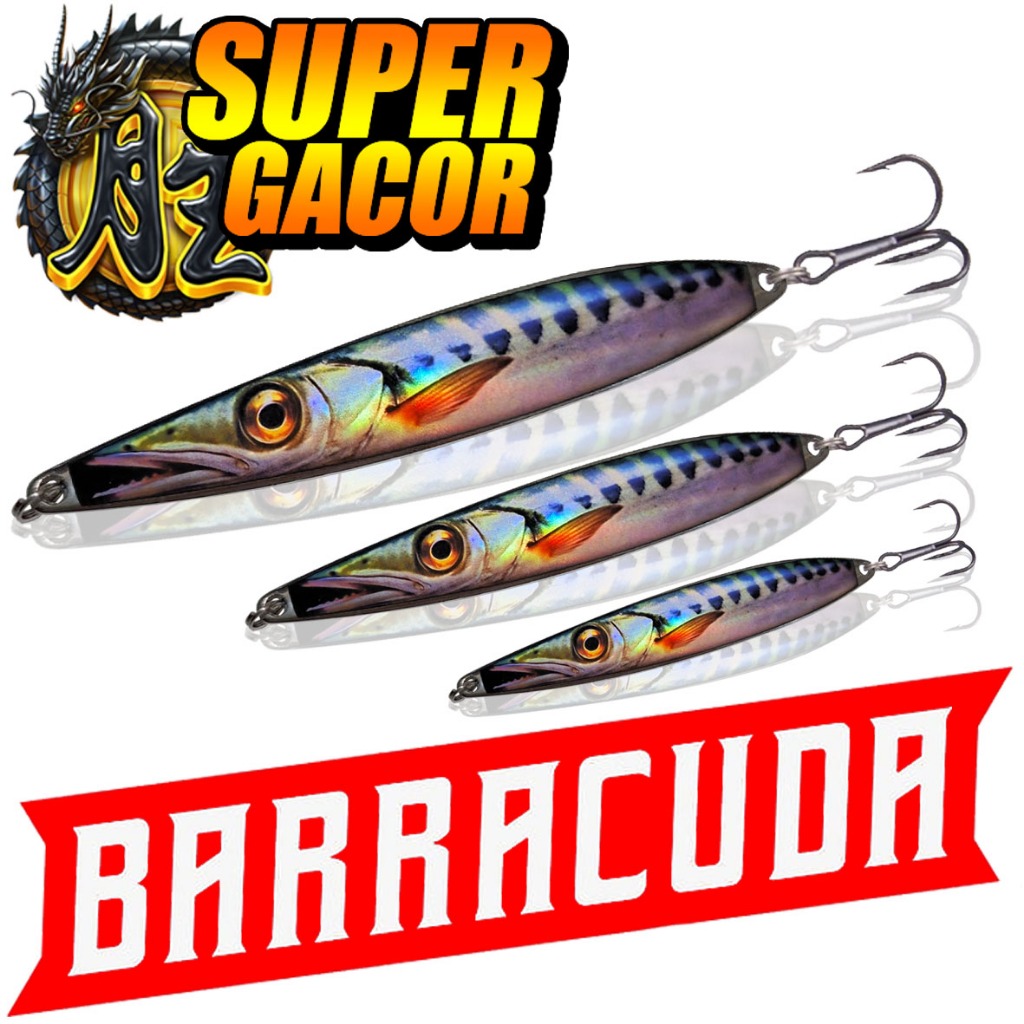 MATA Spoon Barracuda 10g 20g เหยื่อตกปลาปลาทู Barracuda Treble Hook