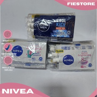 NIVEA DEODORANT SACHET || 1 RENTENG ISI 12 SACHET