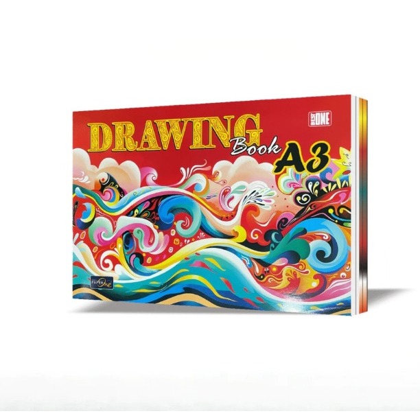 BEST QUALITY กระดาษพรีเมี่ยม DRAWING BOOK A3 BEST ONE - DRAWING BOOK (1 PACK CONTAINS 5 ชิ้น)