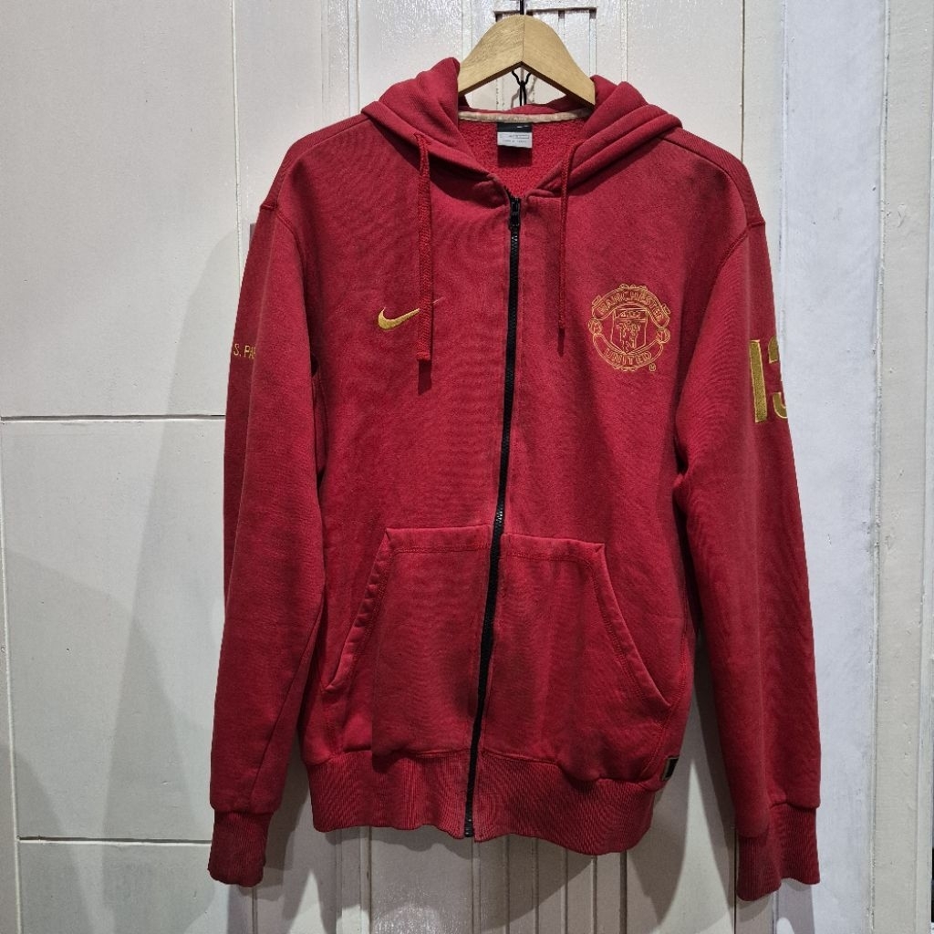 เสื้อฮู้ด Nike Man Utd Vintage Park Ji Sung Zipper (L fit XL)