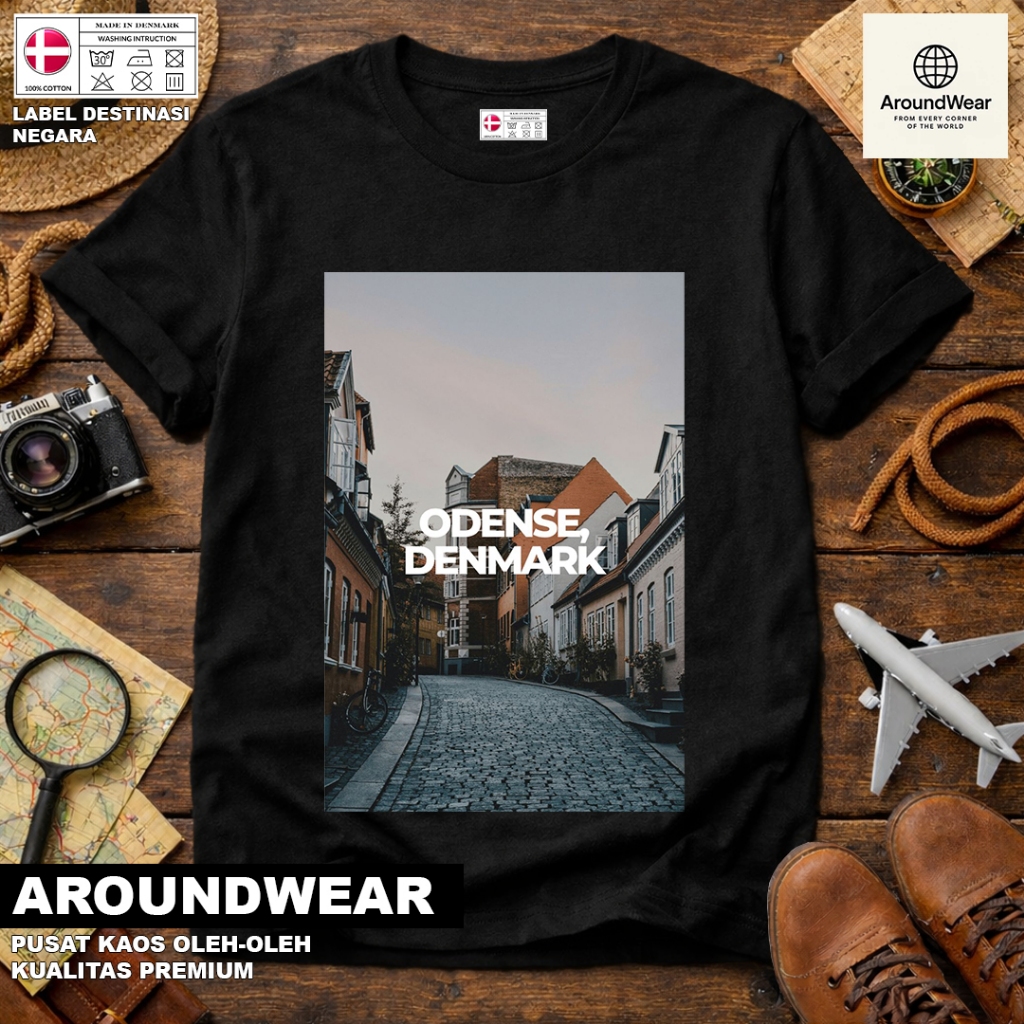เสื้อยืด DENMARK 39 SOUVENIR พร้อมแท็ก ANSAL DENMARK PREMIUM SOUVENIR MATERIAL GIFT