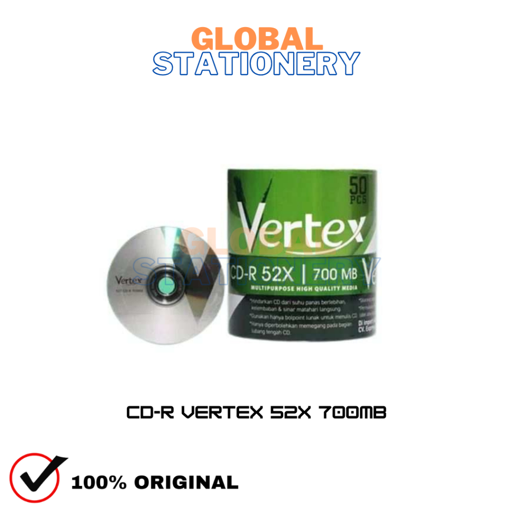 CD-R CD Blank CD Blank VERTEX 52x 700MB