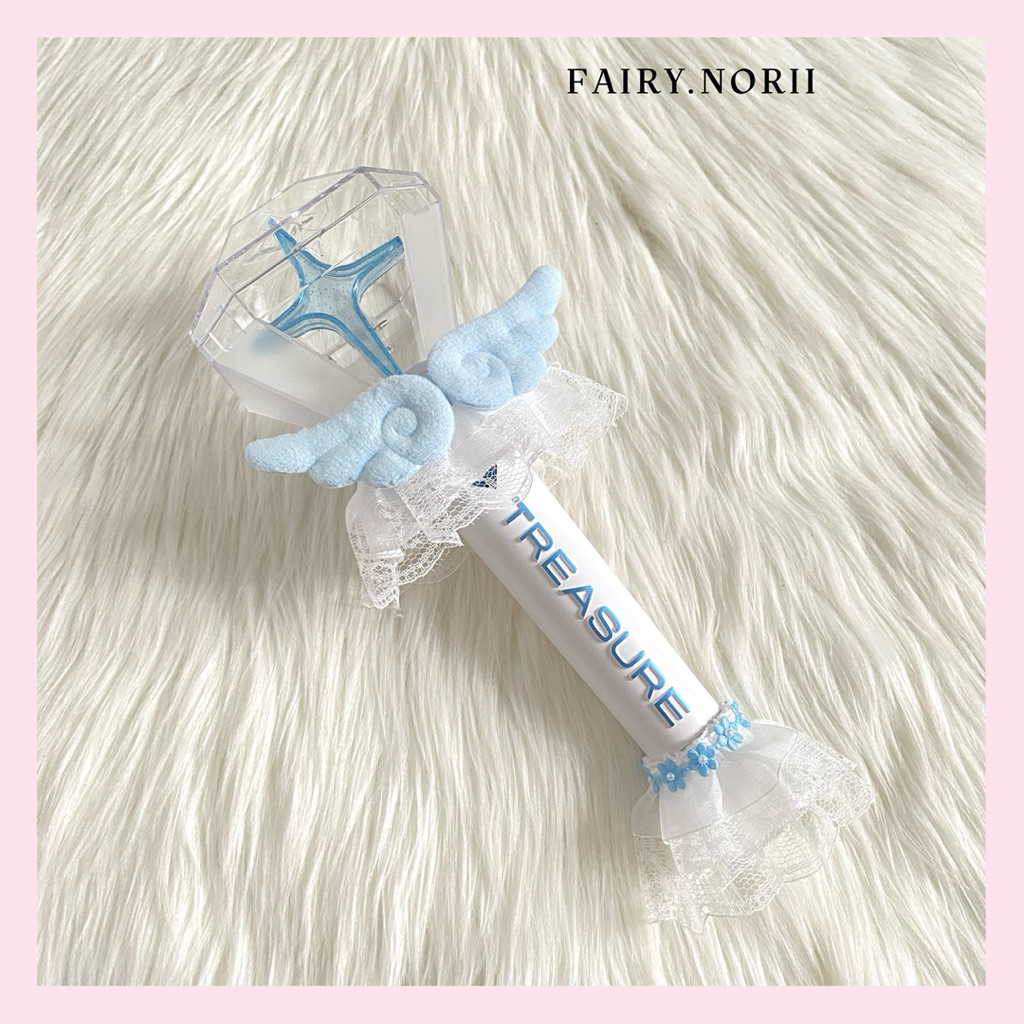 [READY SROCK] TREASURE RIBBON COQUETTE LIGHTSTICK DECO ver. 2 | แท่งไฟถอดรหัส
