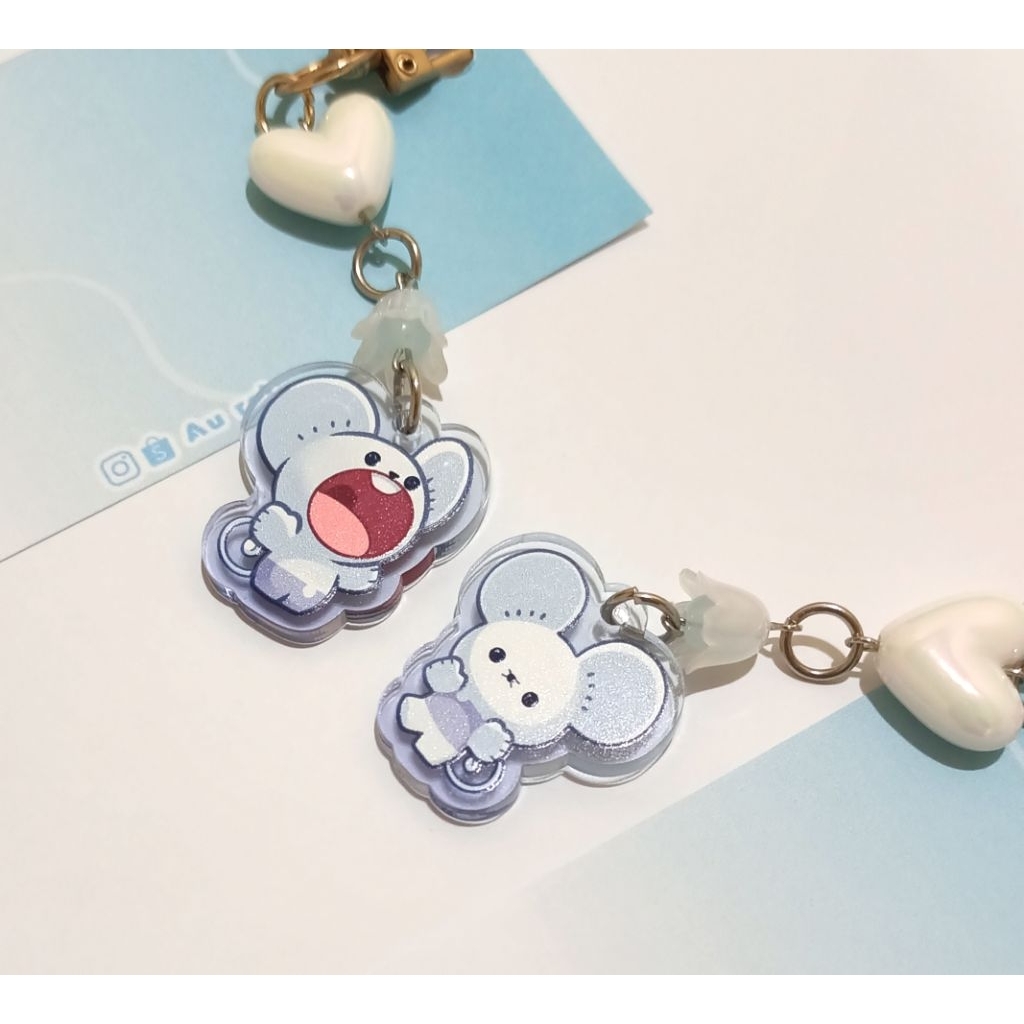 Pokemon tandemaus maushold mimiskyu พวงกุญแจอะคริลิค eevee maikarap |พวงกุญแจคู่รัก | โดย au rei