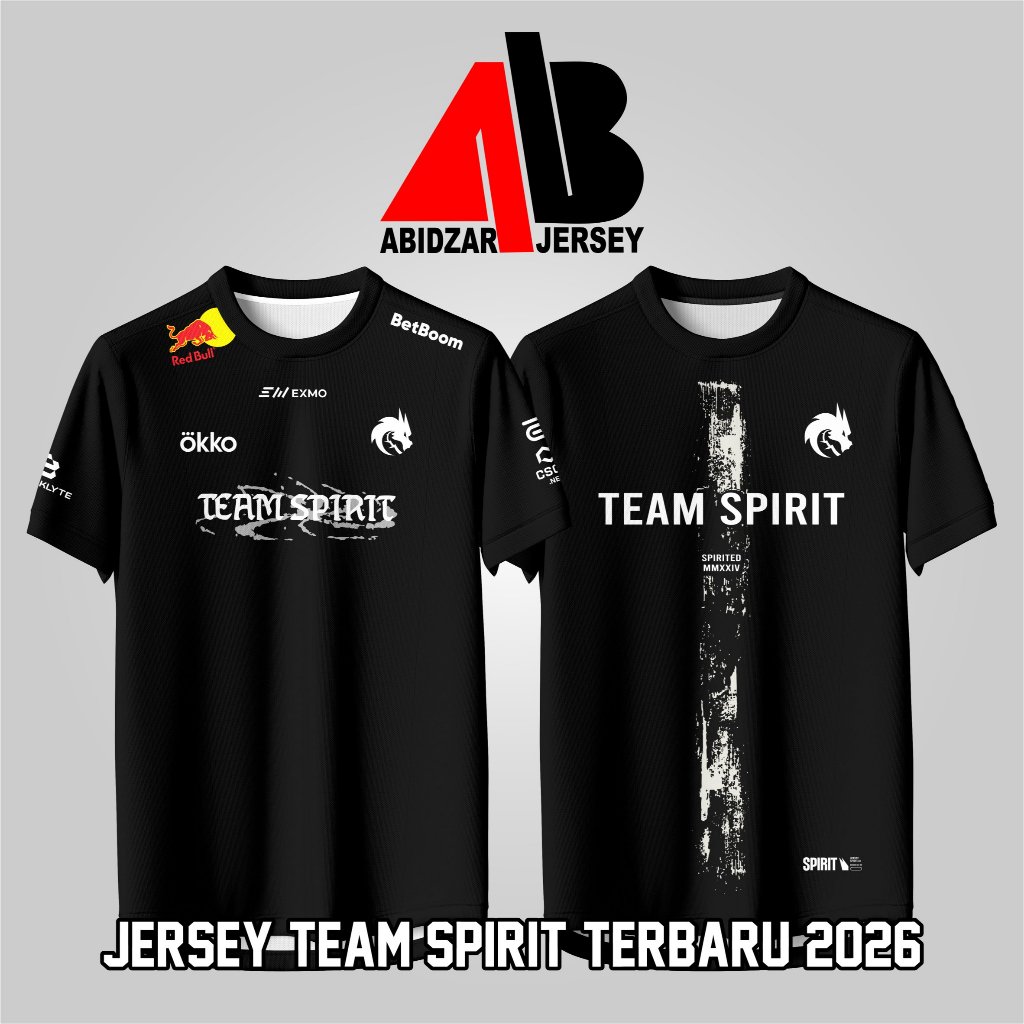 Team Spirit Jersey 2025 เสื้อยืดเกมล่าสุดสามารถขอชื่อได้