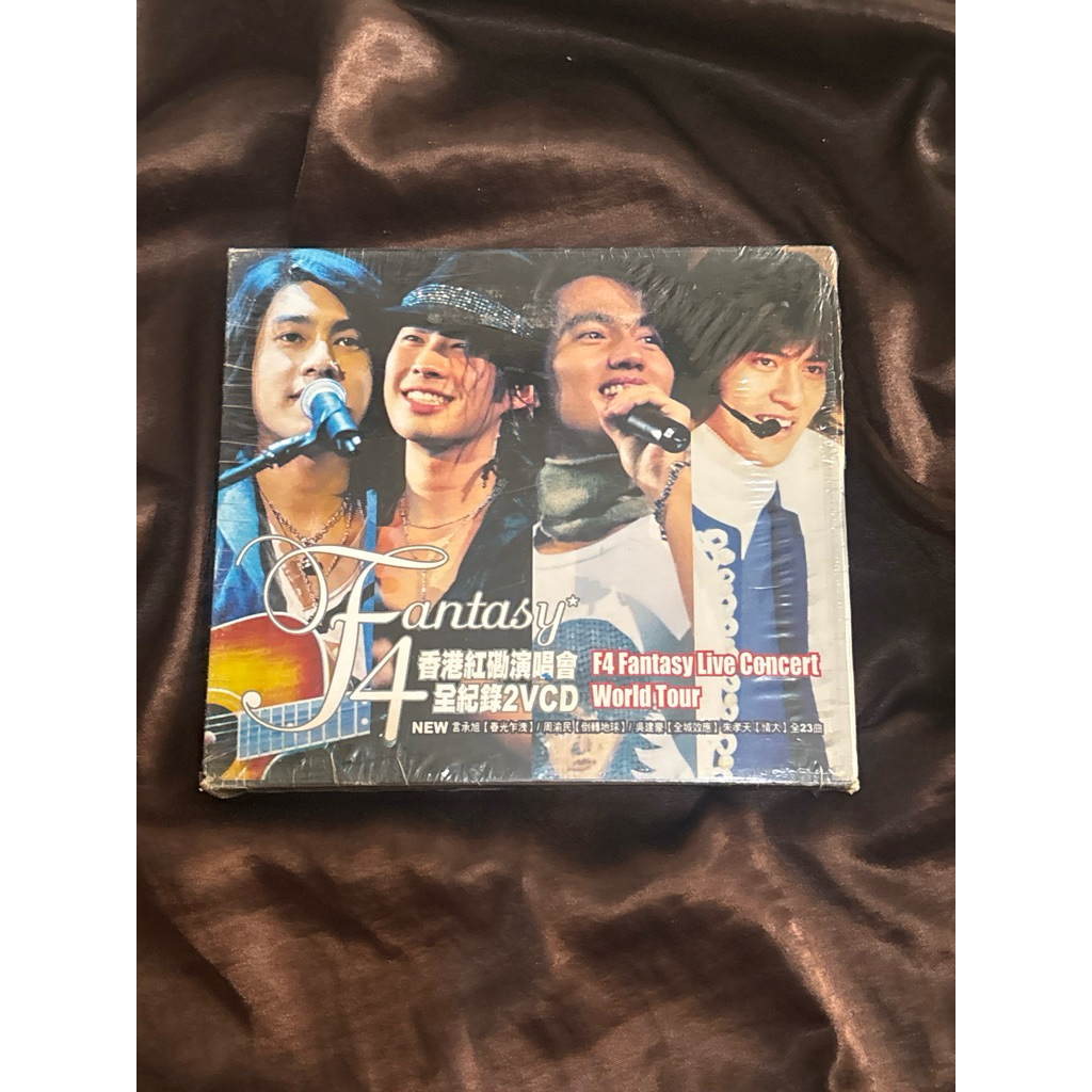 VCD F4 FANTASY 4EVER LIVE CONCERT ต้นฉบับ