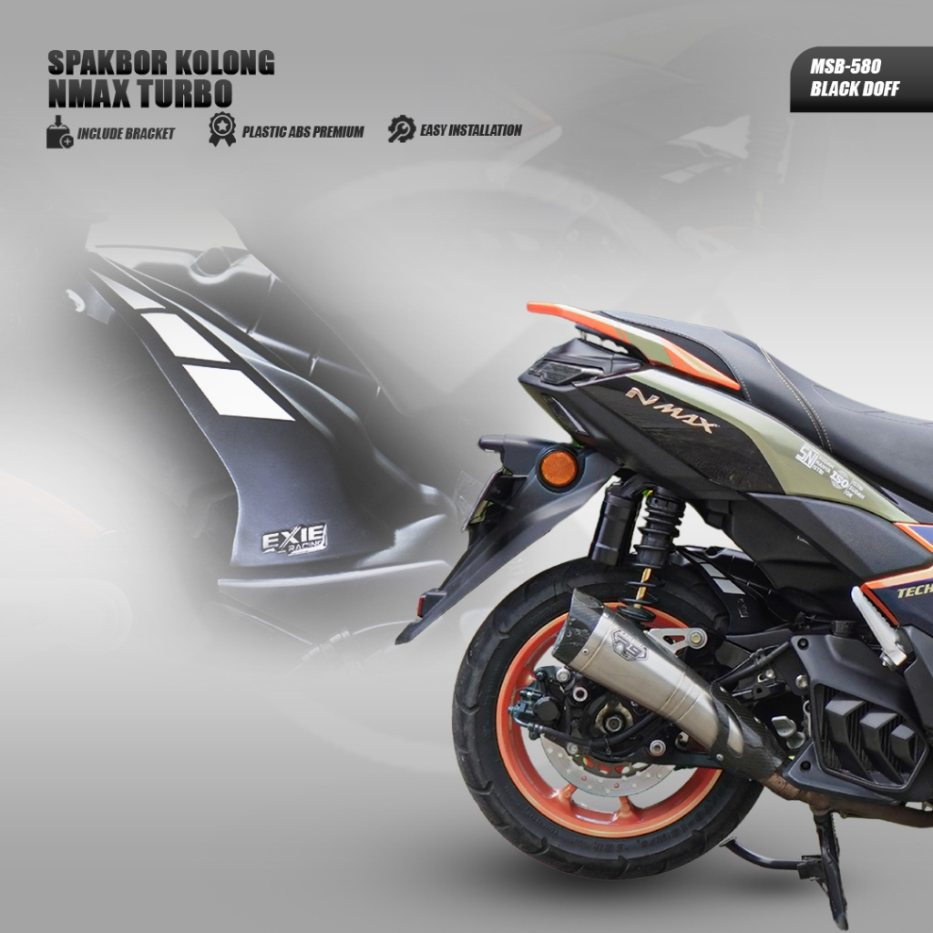 Nmax Turbo Under Fender - Motorcycle Exie Art ตัวป้องกันบังโคลนหลัง