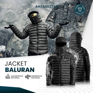 ANTARESTAR Official -Jaket Gorpcore Gelembung Baluran Puffer Jacket Gelembung Windbreaker Outdoor