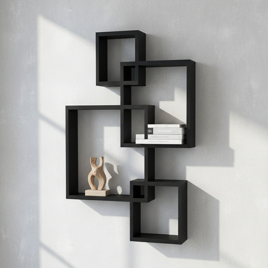 SUPER Aesthetic//Rstic Aesthetic Wall Shelf - Vintage Burnt Wood Shelf Cafe Decorative