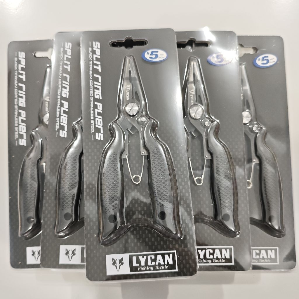 Lycan คีมไมโครไลท์เคลือบไทเทเนียมสีดํา