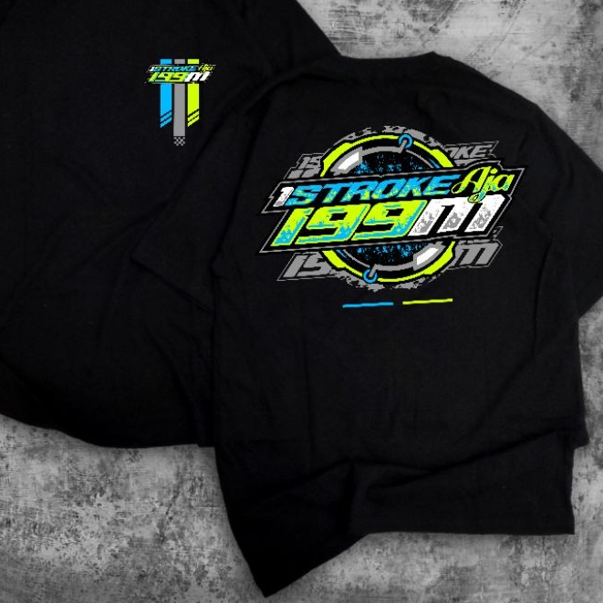 1 STROKE DISTRO เสื้อยืดเท่านั้น, 1 STROKE T-SHIRT, ออกแบบใหม่ 199M DISTRO T-SHIRT, 1 STROKE 199M DI