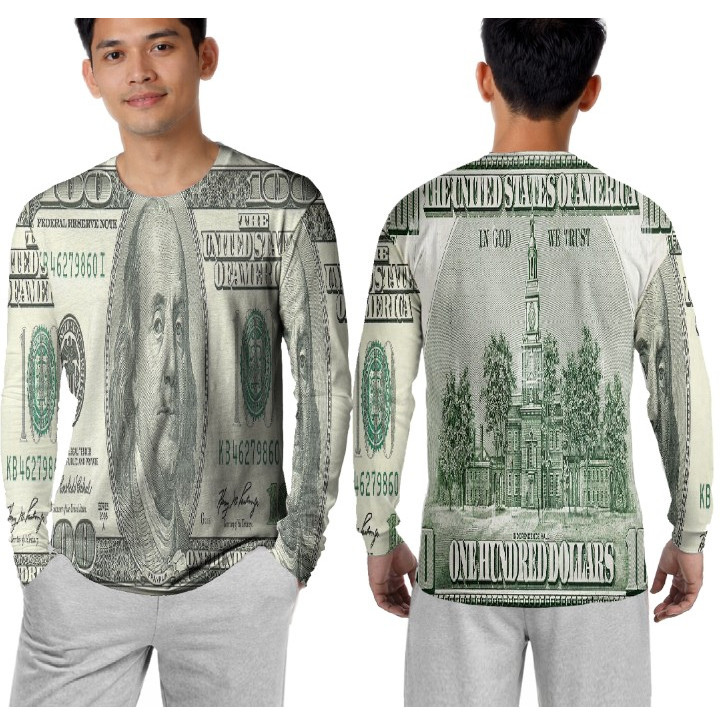 เสื้อยืด MATA Dollar - เสื้อ Dollar - เสื้อยืด Money Eye 100 dollar new art 2026