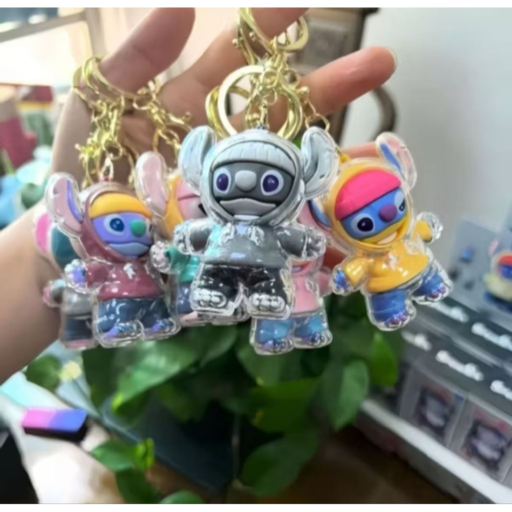 GANTUNGAN กล่องตาบอดStitchพวงกุญแจPremium StitchพวงกุญแจGK-2221 Luxury Stitchพวงกุญแจน่ารักพวงกุญแจข