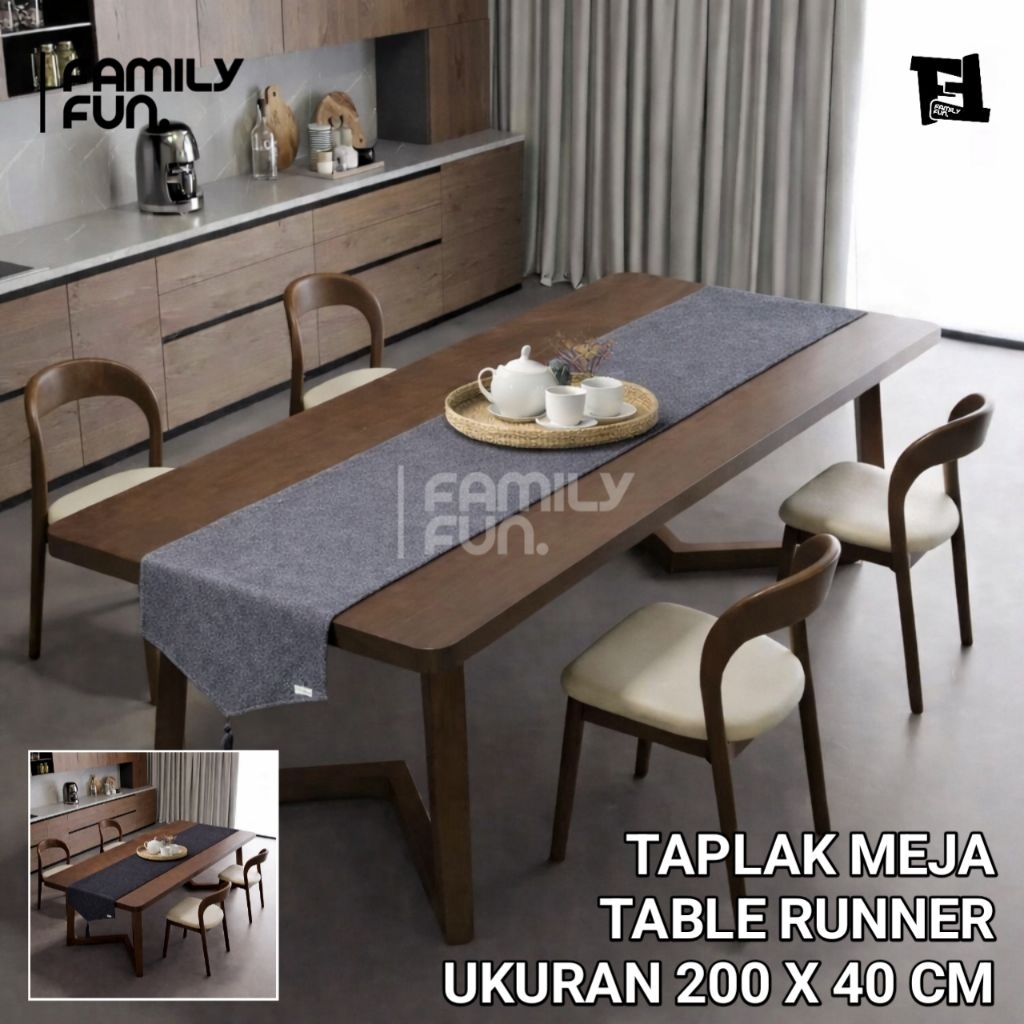 TABLE RUNNER 200X40 CM - ผ้าซับใน - ผ้าซับน้ํา - ผ้าซับน้ํา