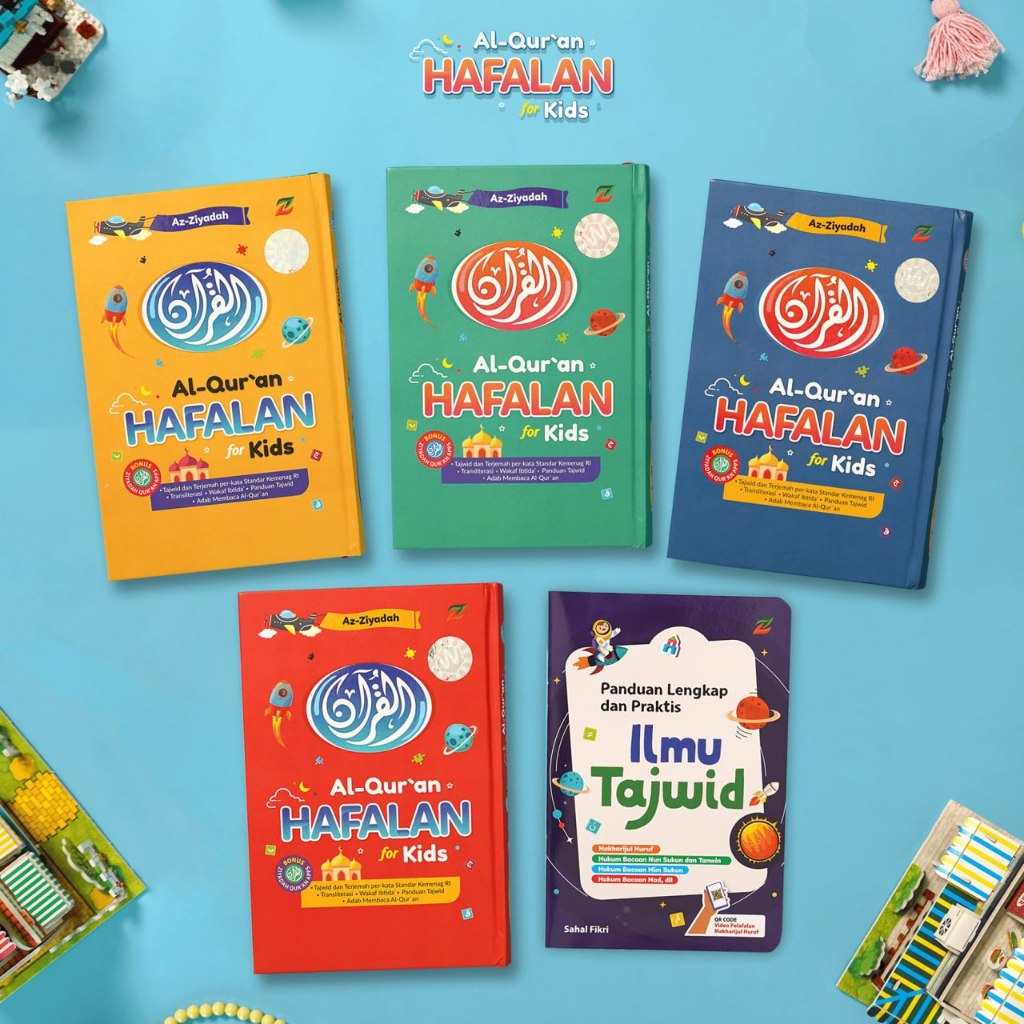 Ziyadbooks Al-Quran Memorization สําหรับเด็ก Al-Quran Al-Quran เด็ก Bonus Tajweed ขายส่ง