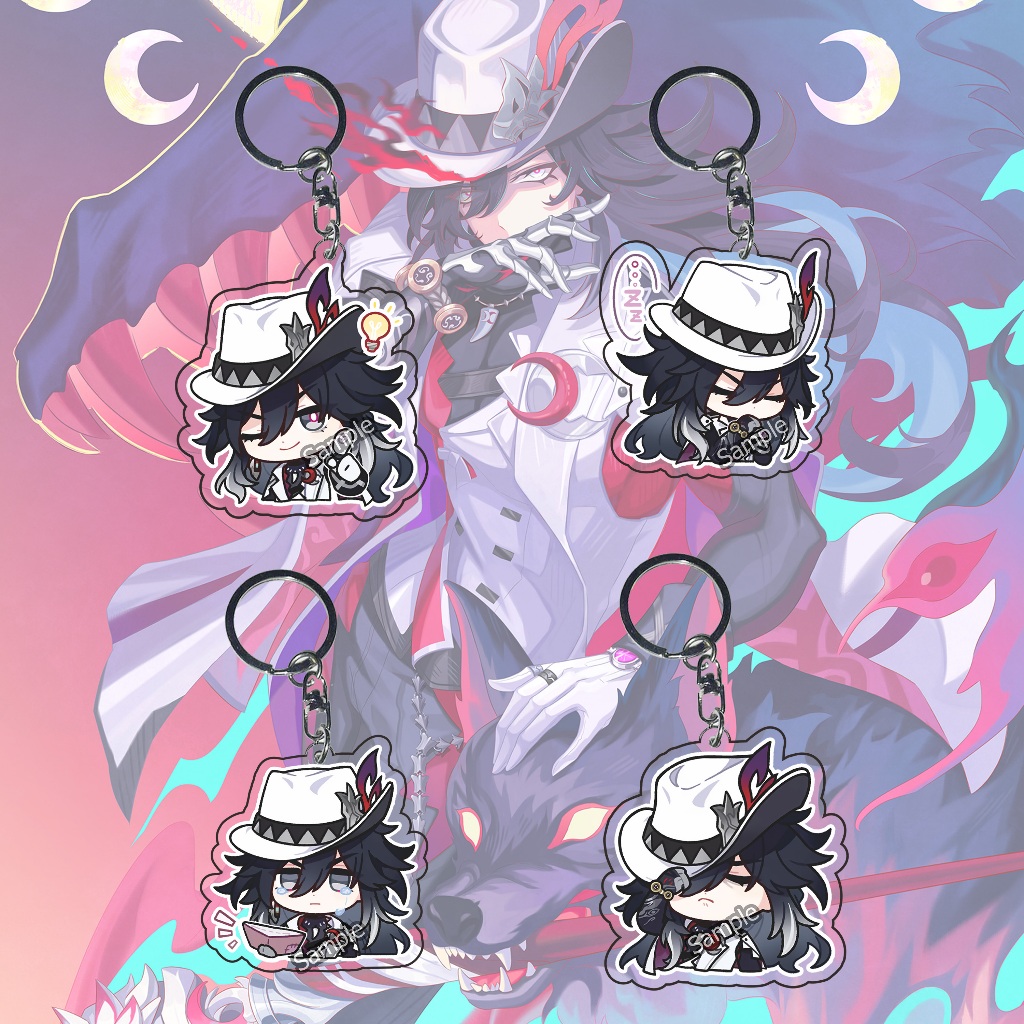 พวงกุญแจ Ashveil Star Rail Ashveil - พวงกุญแจ - อะนิเมะ - เกม - HSR