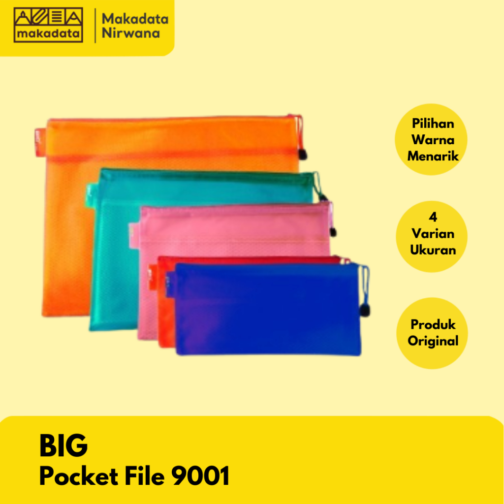BIG POCKET FILE/ZPPER FILE 9001 (1 ชิ้น)